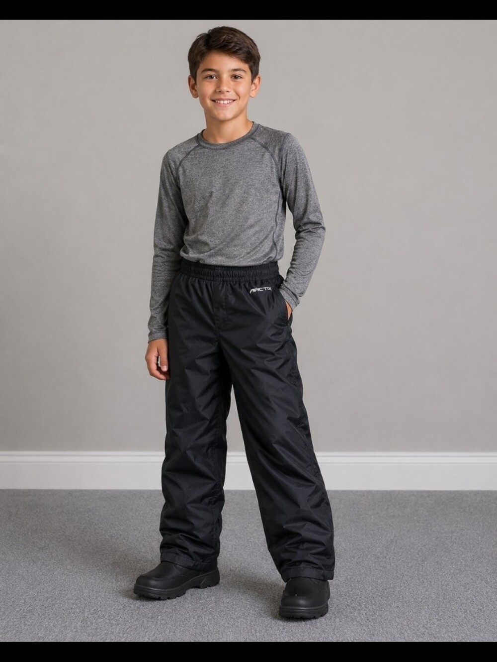 ARCTIX Youth Snow Pants Black Medium